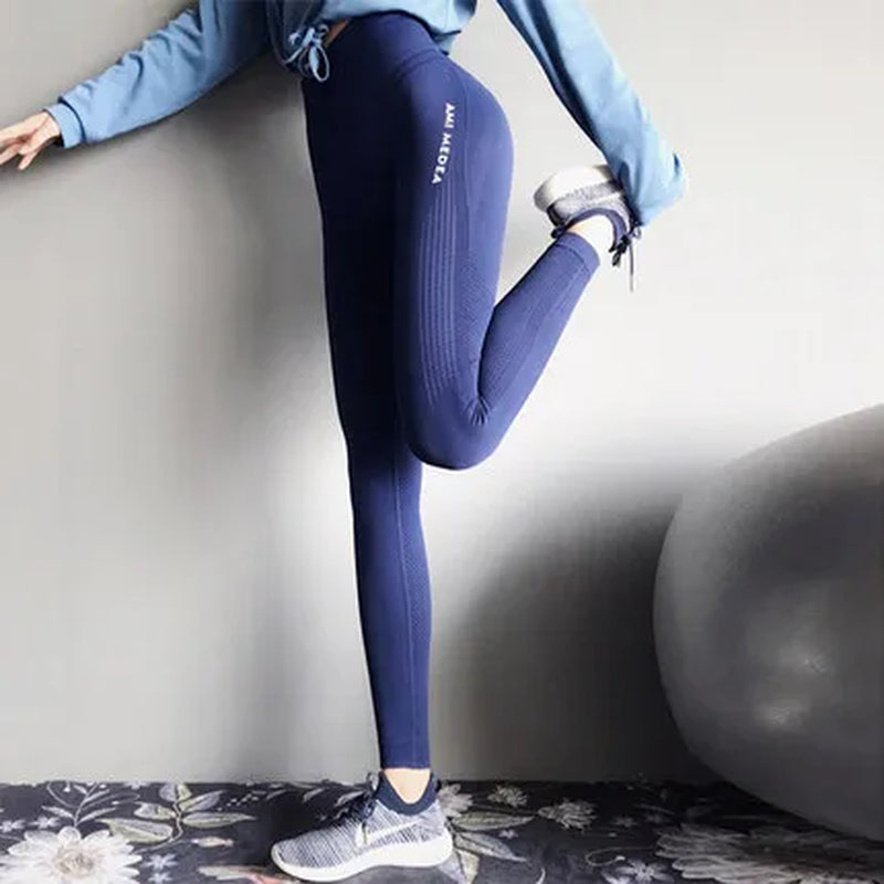 Tummy Control Yoga Pants Women Seamless Leggings Fitness Gym Tights Push up Sports Leggings High Waist Workout Sportswear