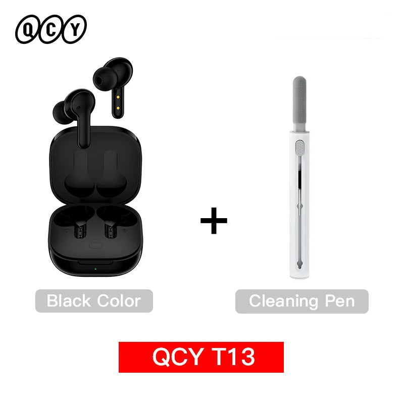 T13 Wireless Headphones 7.2Mm Drivers TWS Bluetooth 5.1 Earphones 40H Long Playtime Fast Charge 4 Mic ENC HD Call Earbuds