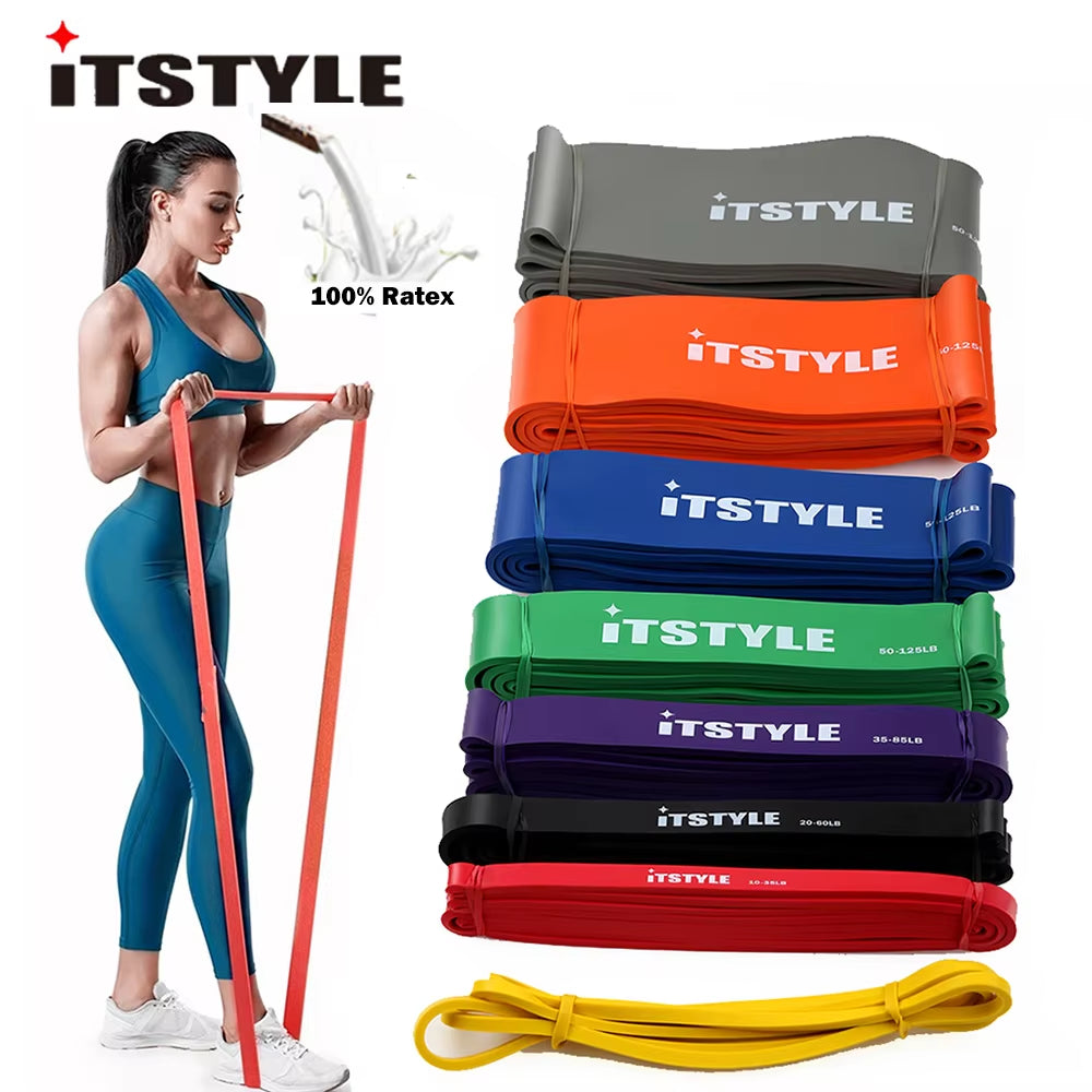 Resistance Bands 208CM 8 Level Crossfit Latex Loop Strap Expander Power Lifting Rubber Pull up Strengthen Muscles Rope