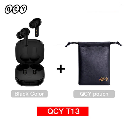 T13 Wireless Headphones 7.2Mm Drivers TWS Bluetooth 5.1 Earphones 40H Long Playtime Fast Charge 4 Mic ENC HD Call Earbuds