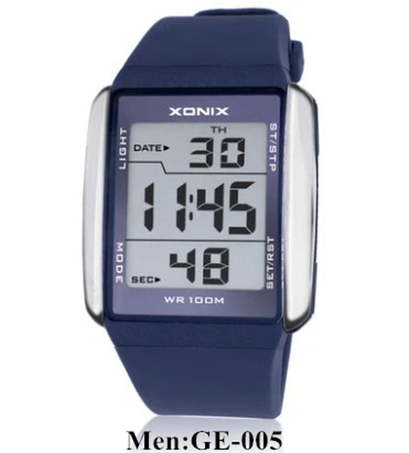 Men Sports Watches Waterproof 100M Outdoor Fun Multifunction Digital Watch Swimming Running LED Wristwatch Montre Homme