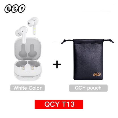 T13 Wireless Headphones 7.2Mm Drivers TWS Bluetooth 5.1 Earphones 40H Long Playtime Fast Charge 4 Mic ENC HD Call Earbuds