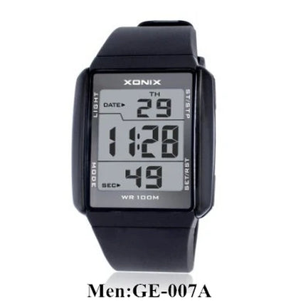 Men Sports Watches Waterproof 100M Outdoor Fun Multifunction Digital Watch Swimming Running LED Wristwatch Montre Homme