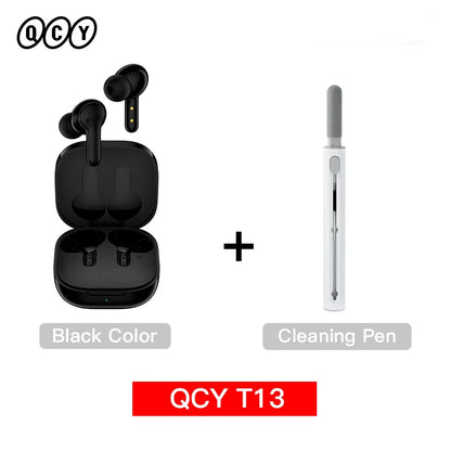 T13 Wireless Headphones 7.2Mm Drivers TWS Bluetooth 5.1 Earphones 40H Long Playtime Fast Charge 4 Mic ENC HD Call Earbuds